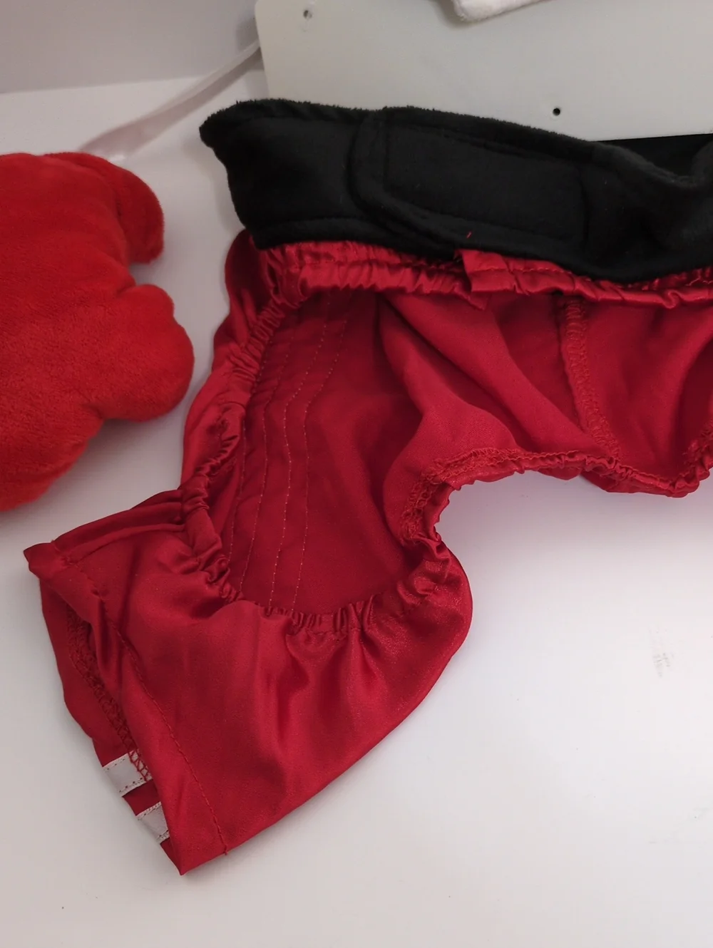 NWT Bootique 2-Piece Boxer Dog Costume Set S/M Boxing Trunks & Gloves Pet Outfit